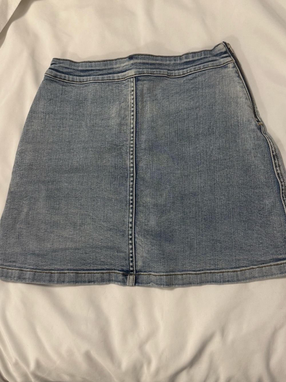 Aritzia Wilfred Free Denim Mini Skirt